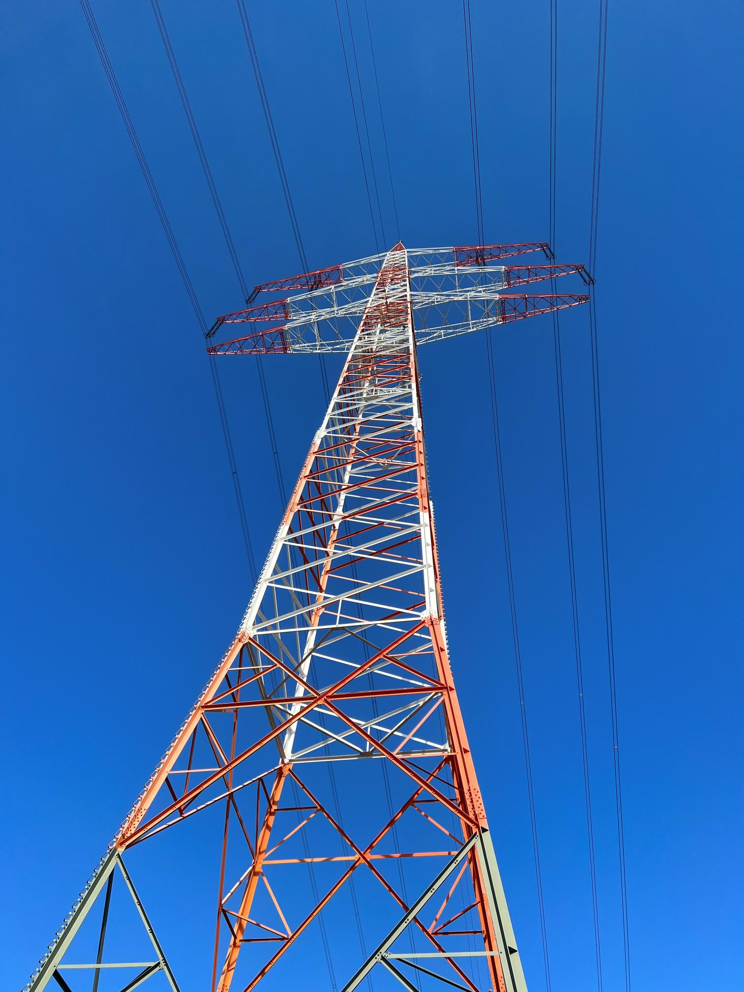 Bild Starkstrommast